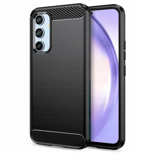 Techsuit - Carbon Szilikon - Samsung Galaxy A54 - Fekete tok