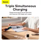 Baseus Compact hálózati töltő 3XUSB - 17W (CCXJ020101) fekete