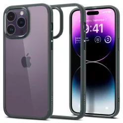   iPhone 14 Pro Max Spigen Ultra Hybrid tok Abyss zöld (ACS04821)