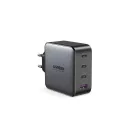 Ugreen CD226 Hálózati töltő adapter USB QC3.0, 3x USB-C, 100W, PD fekete