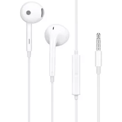   OPPO eredeti vezetékes fülhallgató Jack 3,5 mm mikrofonnal MH156 fehér bulk