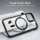 iPhone 14 Plus átlátszó/fekete ESR CH HaloLock MagSafe tok