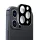 Techsuit - Teljes Kamera Üveg - iPhone 15 Pro / iPhone 15 Pro Max - Fekete üvegfólia