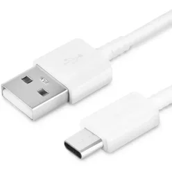   Samsung EP-DN930CWE USB-A - USB-C 3A kábel 1.2m (Csere csomagolásban) - fehér