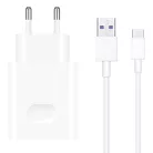 HUAWEI CP404B SuperCharge hálózati töltő adapter (Max 22.5W SE) + USB Type-C 1m kábel fehér