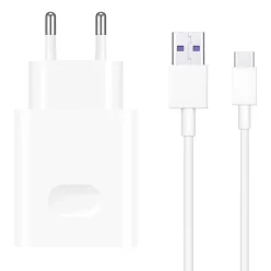   HUAWEI CP404B SuperCharge hálózati töltő adapter (Max 22.5W SE) + USB Type-C 1m kábel fehér