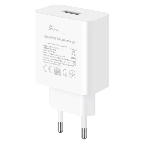 HUAWEI CP404B SuperCharge hálózati töltő adapter (Max 22.5W SE) + USB Type-C 1m kábel fehér