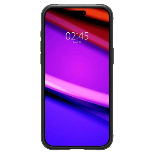 iPhone 15 Pro Max Spigen Rugged Armor Mag MagSafe tok matt fekete (ACS06561)