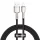 Baseus Cafule Metal nylon harisnyázott USB/ Lightning kábel 2.4A 1m fekete (CALJK-A01)