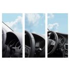 Ugreen univerzális autós kormány felé erősíthető telefontartó fekete (60796)