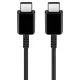 Samsung Data Cable (EP-DG977BBE) - Type-C to Type-C, 100W, 0,98m - Fekete (Bulk Packing)