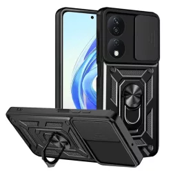   Techsuit - CamShield Sorozat - Honor X7b / X7b 5G / 90 SMART - Fekete tok