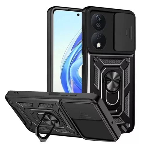 Techsuit - CamShield Sorozat - Honor X7b / X7b 5G / 90 SMART - Fekete tok