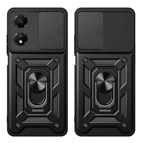 Techsuit - CamShield Sorozat - Honor X7b / X7b 5G / 90 SMART - Fekete tok