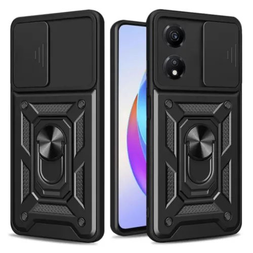 Techsuit - CamShield Sorozat - Honor X7b / X7b 5G / 90 SMART - Fekete tok