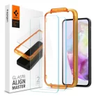 Edzett üveg Spigen Alm Glas.TR 2-pack Galaxy A35 5G clear üvegfólia