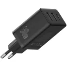 Hálózati töltő Baseus Cube, 30W, 3A, 1 x USB-C - 2 x USB-A, Fekete P10111402113-00
