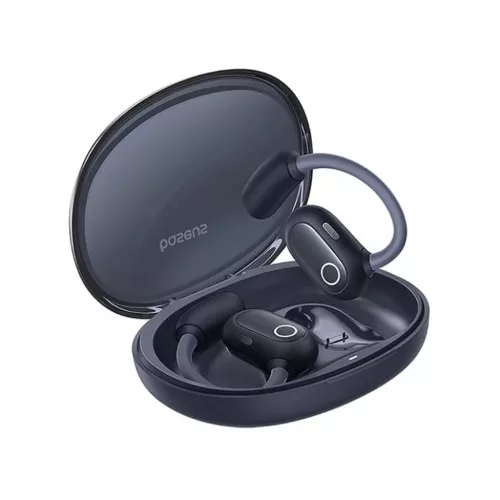 Wireless Earbuds Baseus PM20A (A00064400121-00) - Nyitott Fülű, Valódi Vezeték Nélküli, Bluetooth 5.3, 380mAh - Kozmikus Fekete