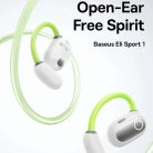 Wireless Earbuds Baseus PM20A (A00064400121-00) - Nyitott Fülű, Valódi Vezeték Nélküli, Bluetooth 5.3, 380mAh - Kozmikus Fekete