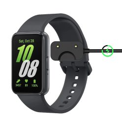   Techsuit - SmartWatch Vezeték nélküli Töltőkábel (WCC1) - Type-C, Samsung Galaxy Fit3-hoz, 5V, 1A, 5W, 1m - Fekete