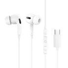 Baseus Encok C18 (NGCR030102) Vezetékes Fülhallgató - Type-C, In-Ear - Fehér