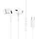 Baseus Encok C18 (NGCR030102) Vezetékes Fülhallgató - Type-C, In-Ear - Fehér