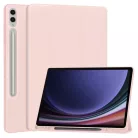 Samsung Galaxy Tab S9 Plus / S10 Plus Pink Techsuit - Flex Trifold (tolltartóval) tok