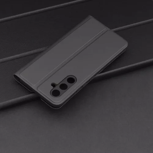 Techsuit - Magskin Könyv - Samsung Galaxy A54 - Fekete tok