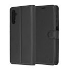 Techsuit - Bőrtok - Samsung Galaxy A14 4G / A14 5G - Fekete tok