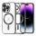 iPhone 14 Pro Max - Techsuit - Luxus Kristály MagSafe - Fekete. tok