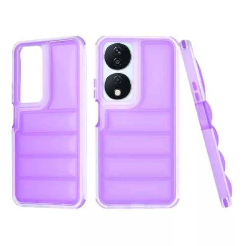 Techsuit - Wave Shield - Honor X7b / X7b 5G / 90 SMART - Ibolya tok