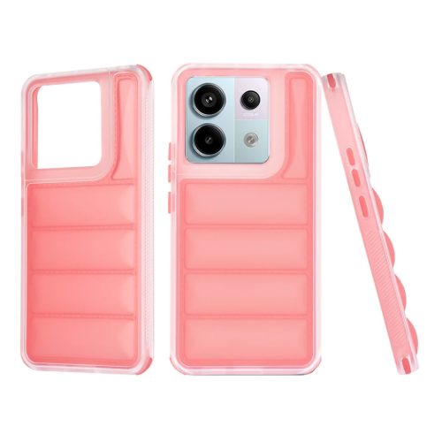 Techsuit - Hullám Pajzs - Xiaomi Redmi Note 13 Pro 5G / Poco X6 - Piros tok