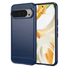 Techsuit - Karbon Szilikon - Google Pixel 9 Pro / 9 - Kék tok