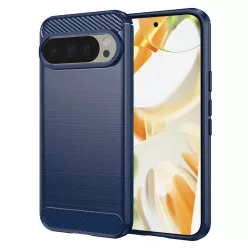   Techsuit - Karbon Szilikon - Google Pixel 9 Pro / 9 - Kék tok