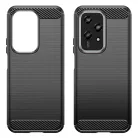 Techsuit - Szénszálas Szilikon - Honor 200 Lite - Fekete tok