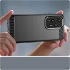 Techsuit - Karbonszilikon - Honor 200 Lite - Kék tok