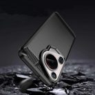 Techsuit - Karbon Szilikon - Huawei Pura 70 Ultra - Kék tok