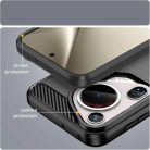 Techsuit - Karbon Szilikon - Huawei Pura 70 Ultra - Kék tok