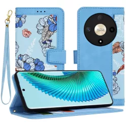 Techsuit - FlipCraft - Honor Magic6 Lite - Élénk Kék tok
