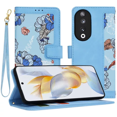 Techsuit - FlipCraft - Honor 90 - Vibráló Kék tok
