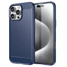 Techsuit - Karbon Szilikon - iPhone 16 Pro - Kék tok