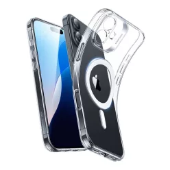 iPhone 16 Plus átlátszó HaloLock Zero Clear tok ESR tok