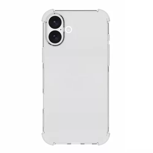 Techsuit - Ütésálló Átlátszó Szilikon - iPhone 16 - Átlátszó tok