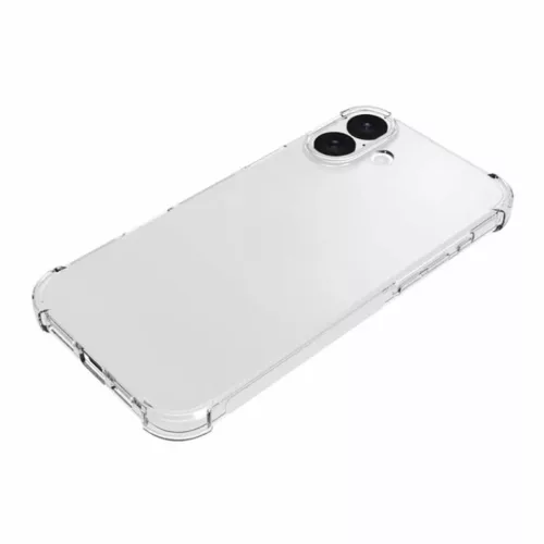 Techsuit - Ütésálló Átlátszó Szilikon - iPhone 16 - Átlátszó tok