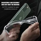 Techsuit - Ütésálló Átlátszó Szilikon - iPhone 16 Pro - Átlátszó tok