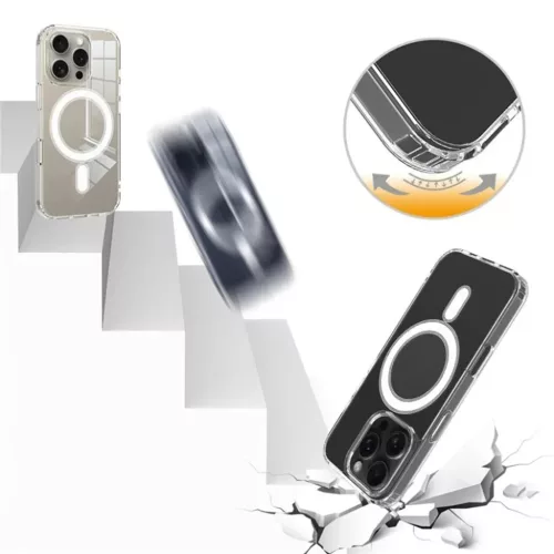 Techsuit - MagSafe Pro - iPhone 16 Pro - Átlátszó tok