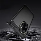 Techsuit - Karbon Szilikon - Honor 200 Pro - Fekete tok