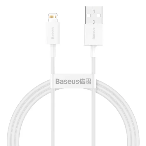 Baseus Superior USB - Lightning kábel 2,4A 1 m fehér