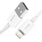 Baseus Superior USB - Lightning kábel 2,4A 1 m fehér
