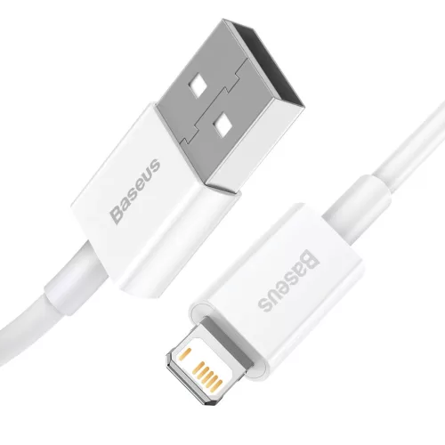 Baseus Superior USB - Lightning kábel 2,4A 1 m fehér